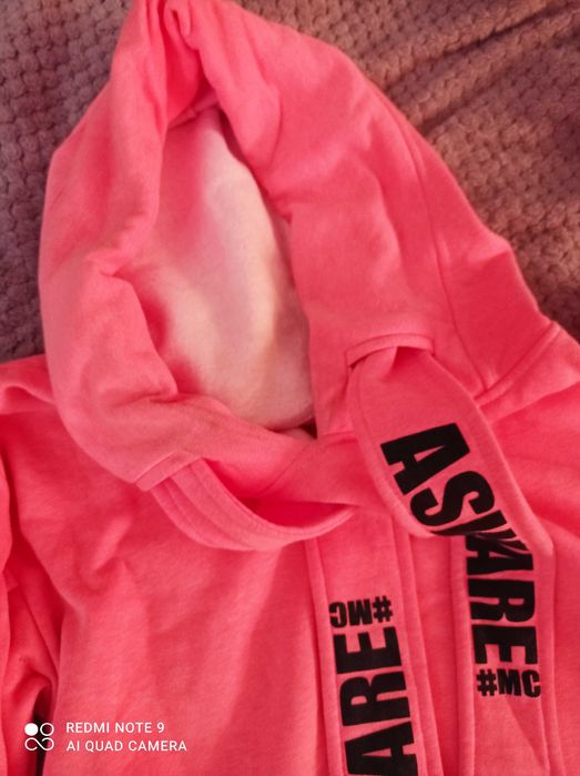 Pomarańczowa Długa Bluza ASWEARE rozm M/L