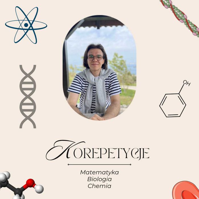 Korepetycje z matematyki, biologii i chemii