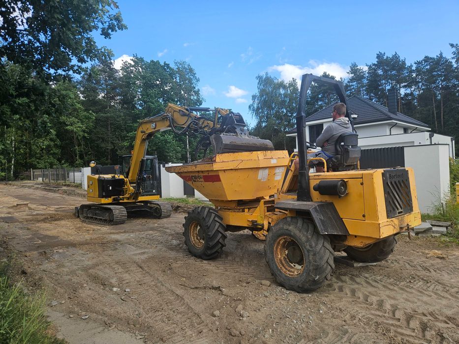 Wozidło terenowe 4x4 6t minikoparka4t wywrotka10t usługi z operatorem