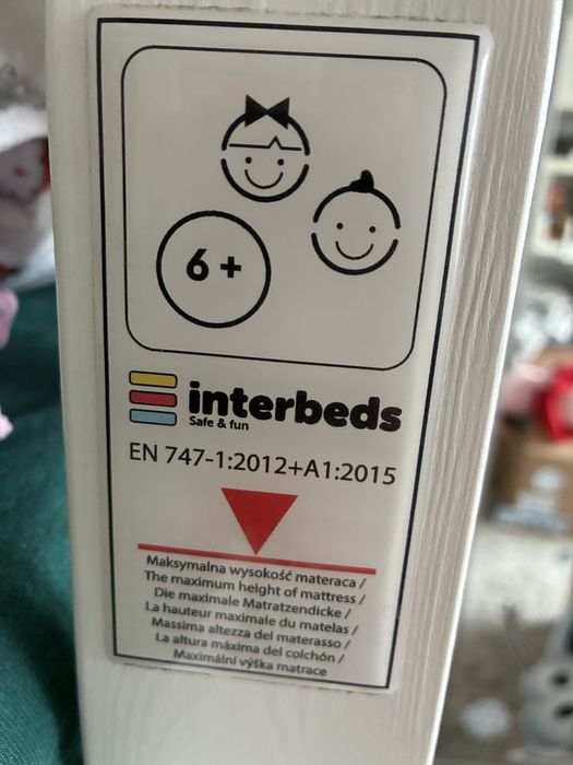 Łóżko piętrowe interbeds 90x 200