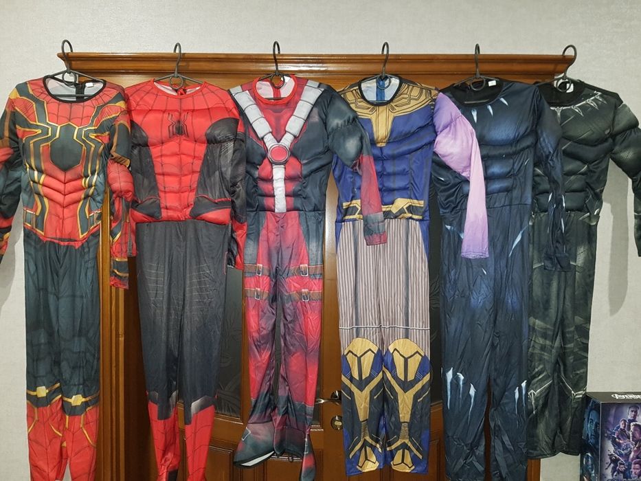 Костюми Супергероїв Марвел та роботи Трансформери,нові,ростовка