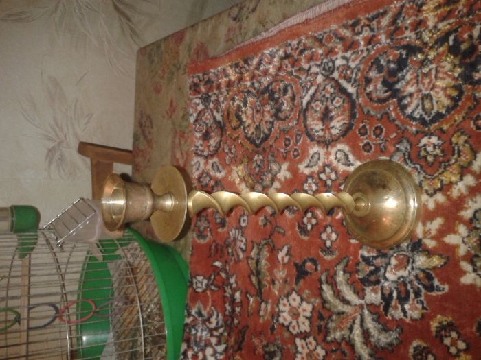 Подсвечник латунь