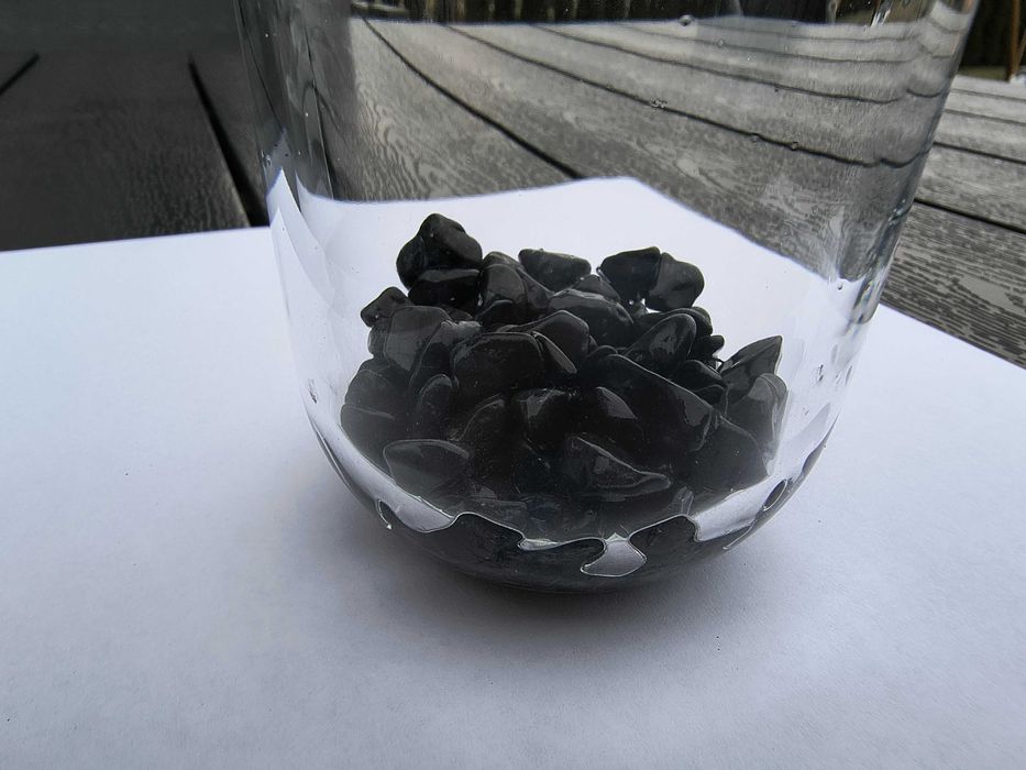 Żwir Czarny 5-9mm podłoże OTACZANY nie kaleczy ryb!!! akwarium żwirek