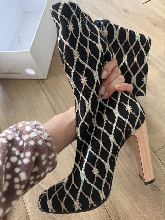 Elisabetta franchi сапоги чулок оригинал