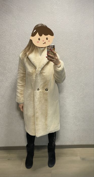 Mango шуба світла