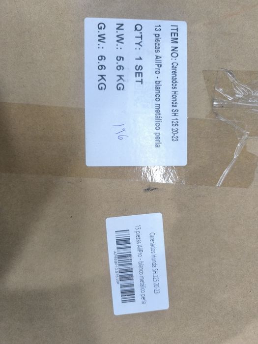 Kit carenagens novas Honda SH125