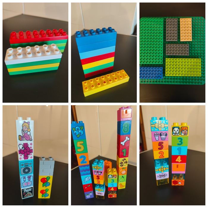 Conjunto LEGO Duplo com 548 peças