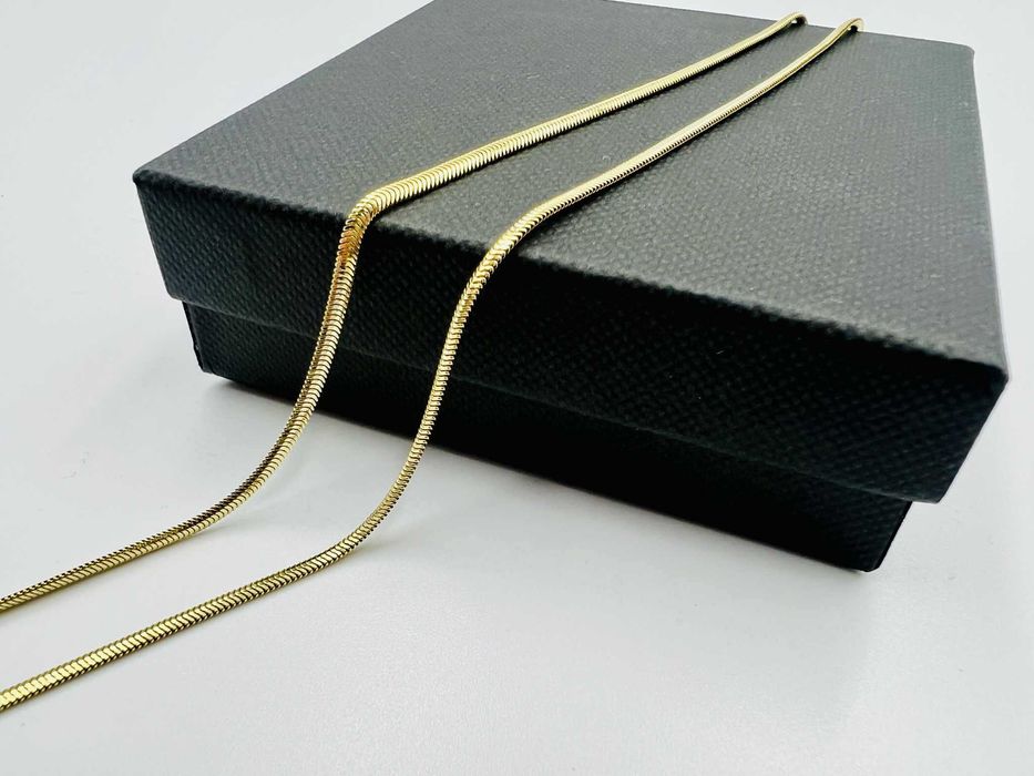 Złoty Łańcuszek Żmijka 585 Cechowany 2,1 mm 50 cm