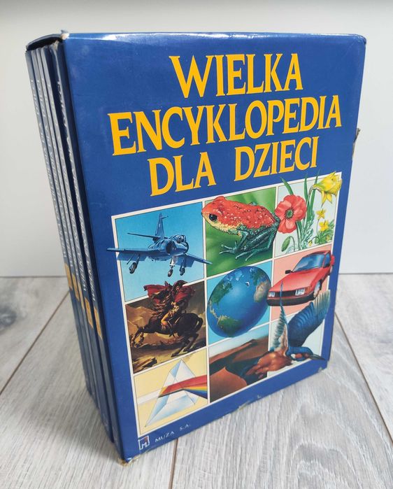 Wielka Encyklopedia Dla Dzieci Tom 1 2 3 4 5, Muza S. A. 1993