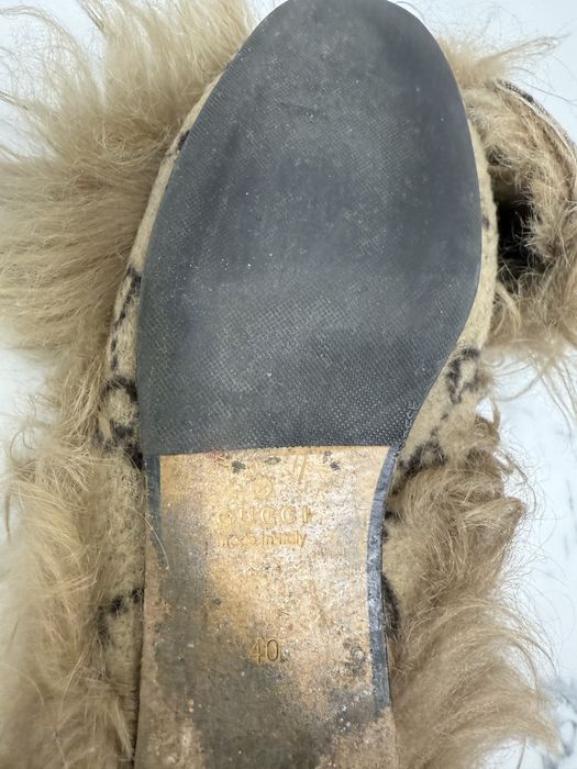 Мюлі Gucci - original , з хутром,39 розмір