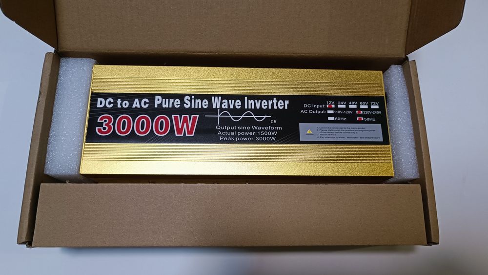 Инвертор інвертор 12в 220в 3000w чистий синус