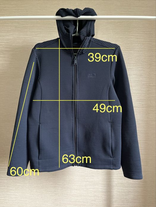 Jack Wolfskin Фліска Кофта З Капюшоном Флісова Трекінгова Туристична
