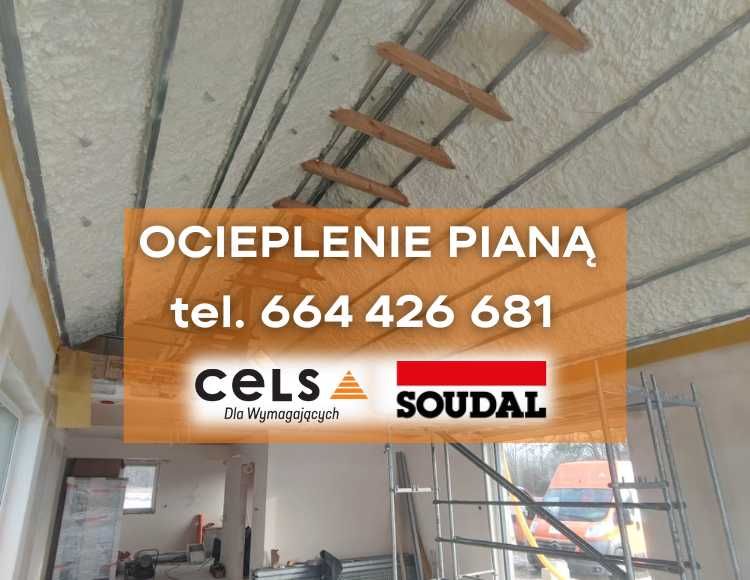 Ocieplenie poddasza Wełną Pianą Docieplanie, dożywotnia gwarancja