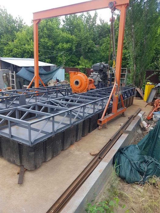 Кран-балка ручная таль 5 тонн, высота 3 м