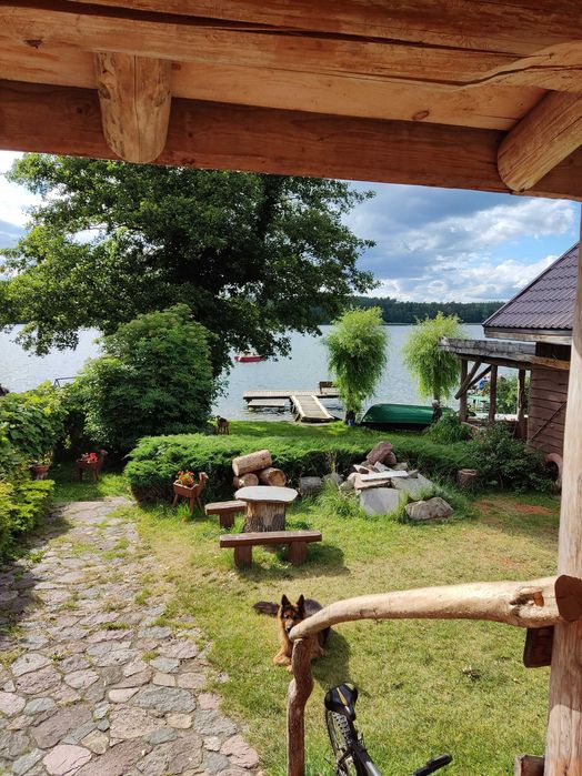 domek, dom nad samym jeziorem Mazury WOLNE od 29 sierpnia