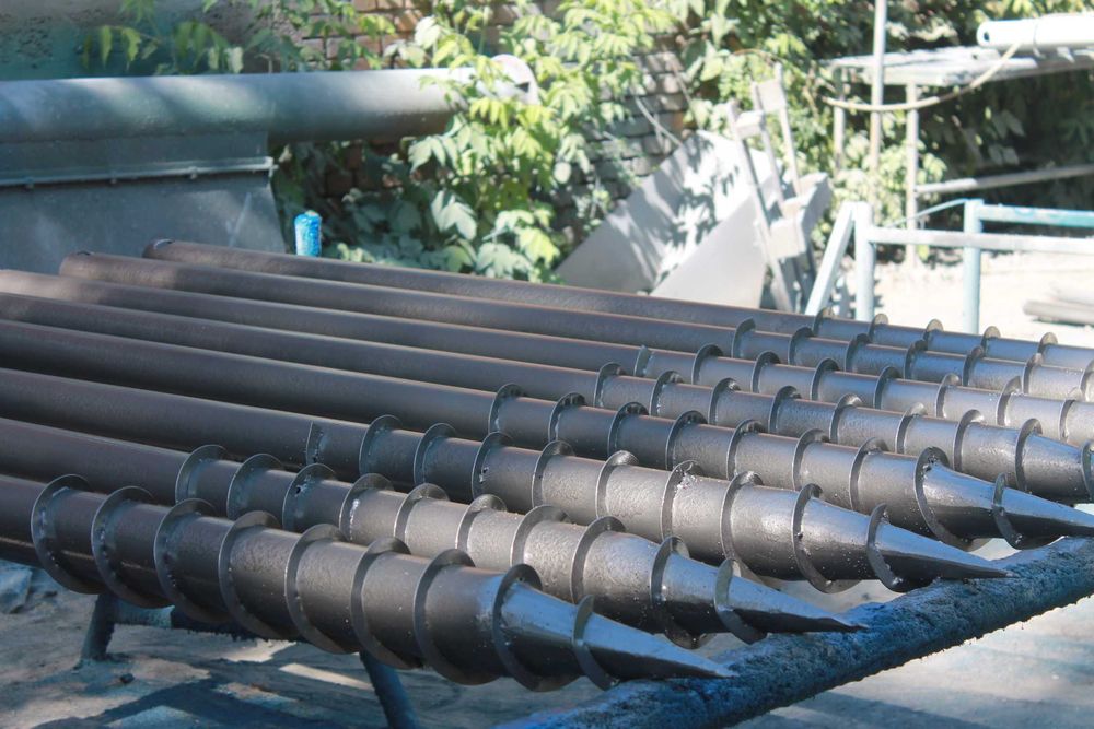 Винтовие сваи, гвинтові палі, геошурупи, наконечникі сва, низька ціна