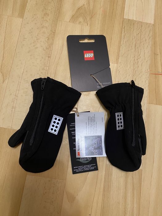 Дитячі рукавички софтшелл Lego Wear колір чорний 86/92