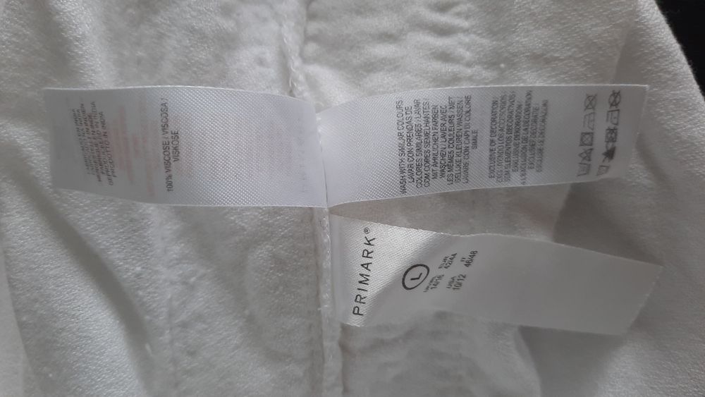 Biała Narzutka- Kardigan - Primark