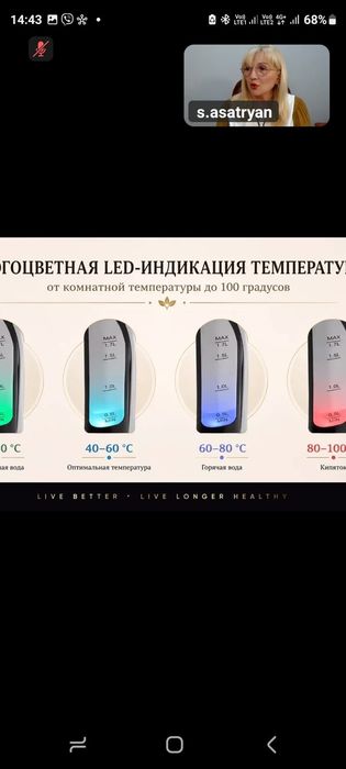В наявності. Чайник Цептер 2,4л нерж