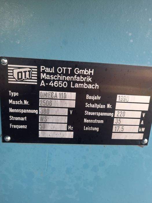 Калібрувально - шліфувальний верстат OTT