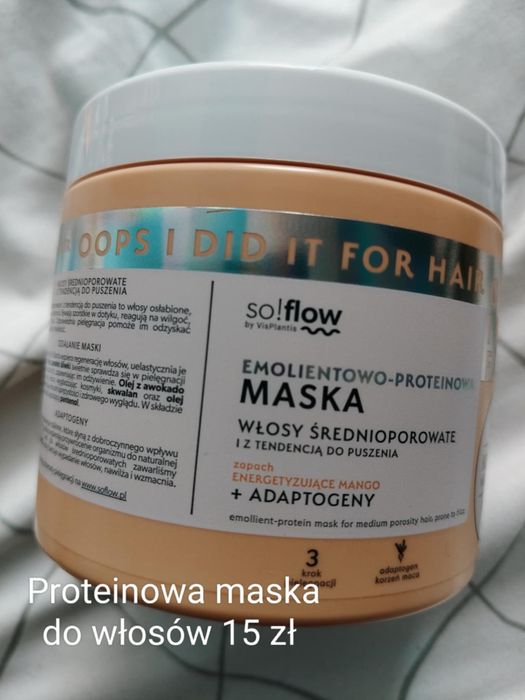 Maseczki do włosów.