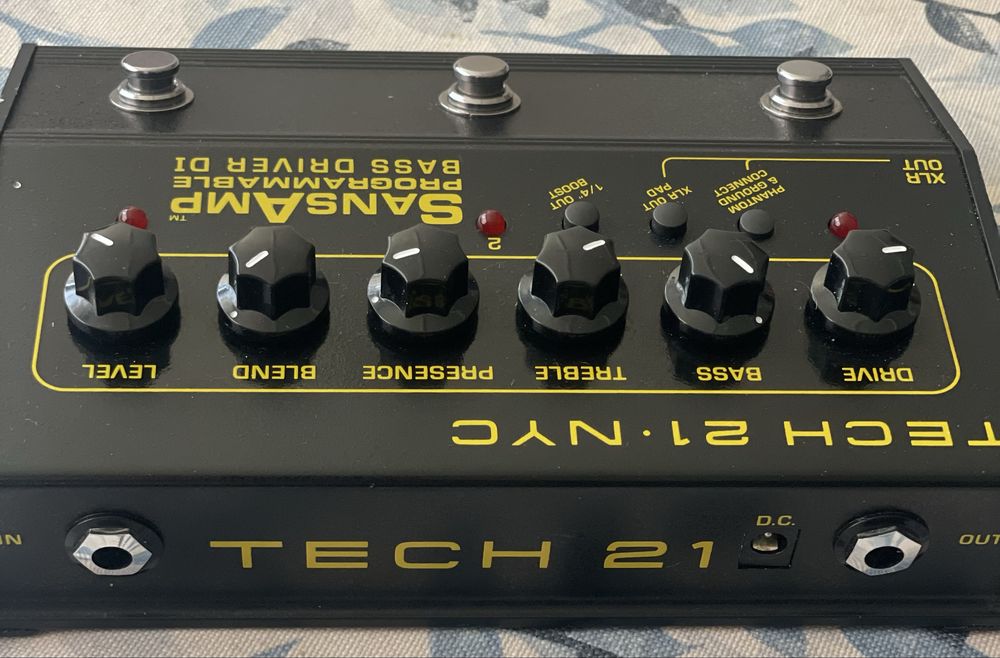 Tech 21 SansAmp Bass Driver D.I. Programavel .