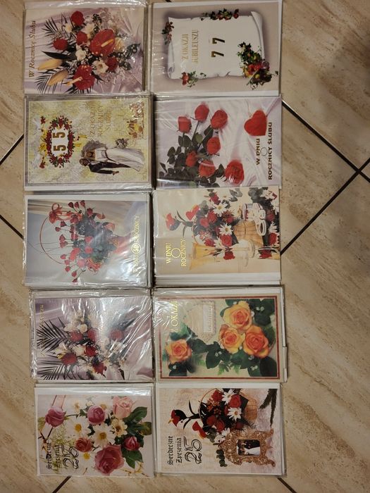 Kartki na rocznice slubu duzo