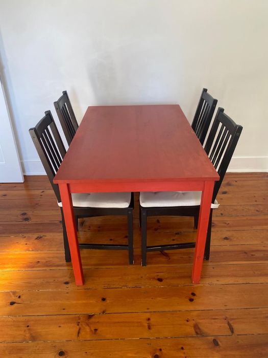 Mesa e cadeiras ikea