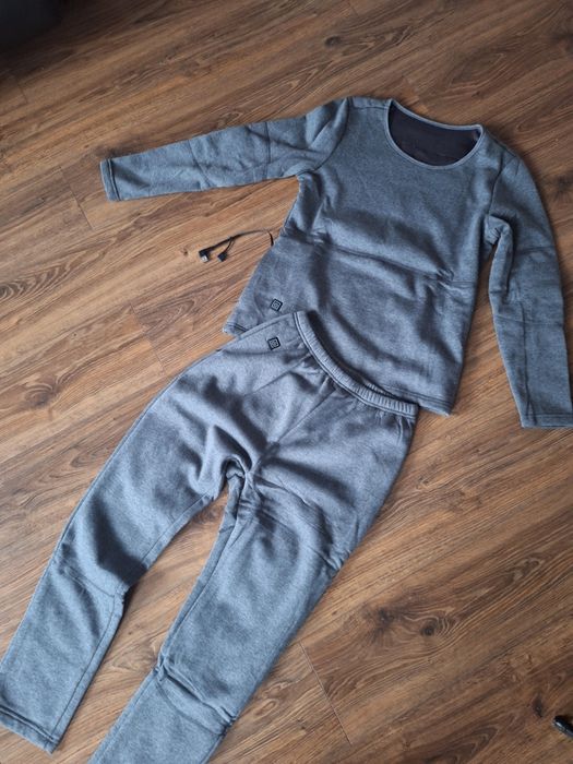 Nowy dres damski z funkcją podgrzewania XL szary