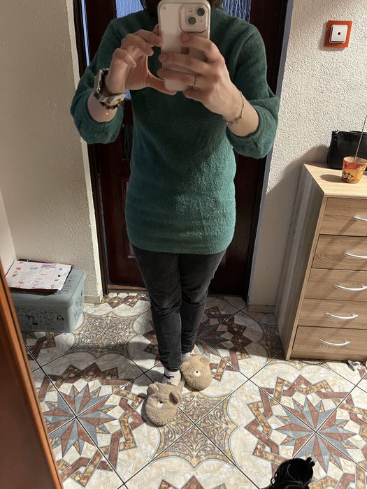 Ciepły dłuższy sweter