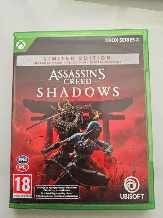 Assassin's Creed Shadows + Kod Pakiet Postaci Sekiryu dla Naoe / Xbox Series X / Stan 5/5