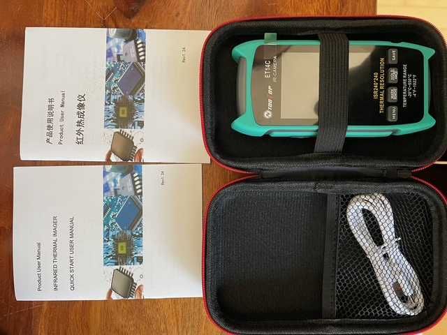 Profesionalna kamera termowizyjna 240x240 ET14C 2,8 - calowa IRS 25 Hz