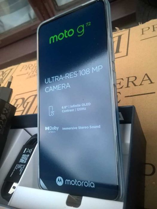 NOWA G72 8/256G 8x2.2GH 6.6"AMOLED Mld.Colors 120Hz Dual+SD 108Mp Gw2L