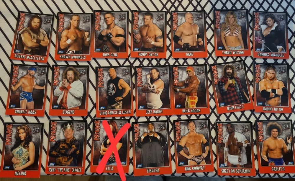Cartas Lutadores WWE