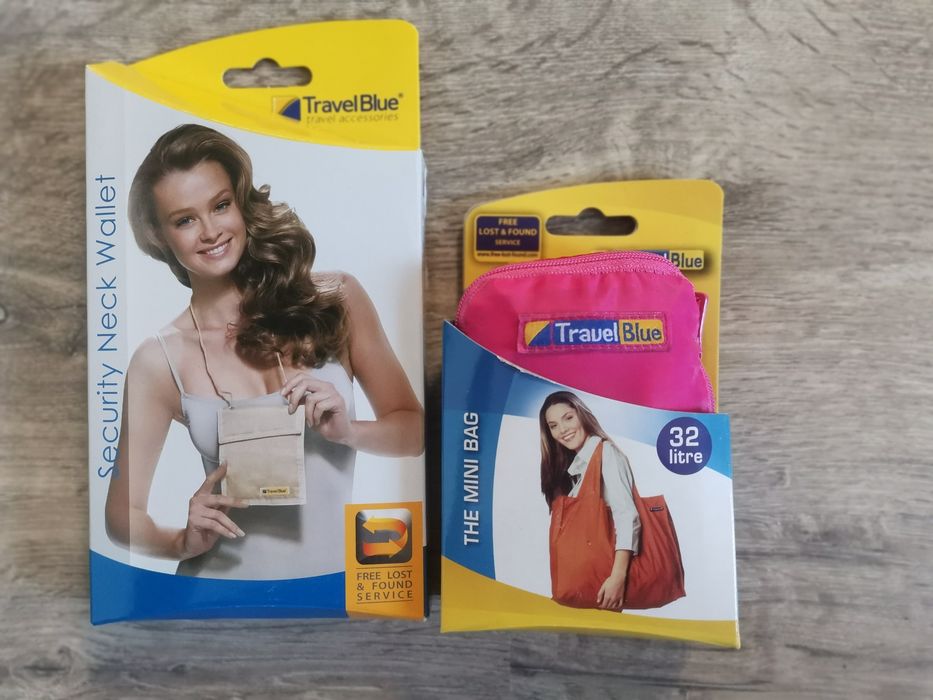 Portfel torba podróżna zestaw travel blue