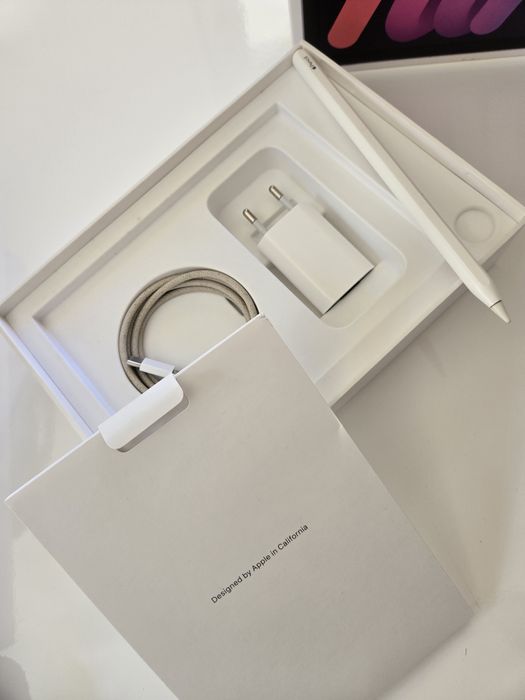 Ipad Mini 6 geração, 100% funcional com caixa, capas, pencil e teclado