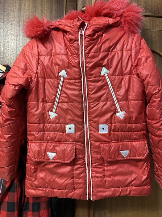 Зимова Куртка на дівчинку 126-122