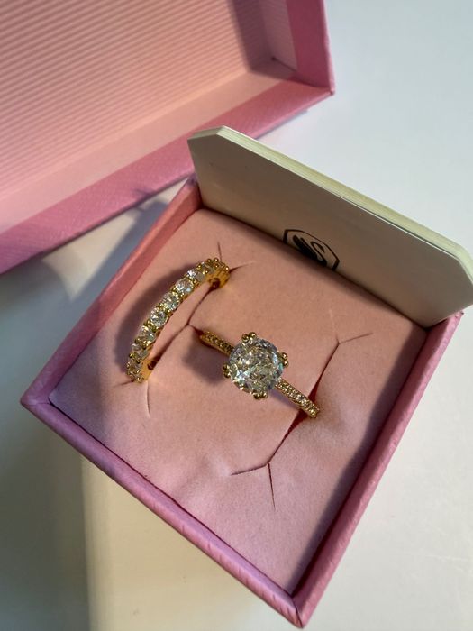 Подвійна каблучка Swarovski stilla