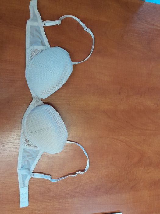 Koronkowy biustonosz push-up H&M