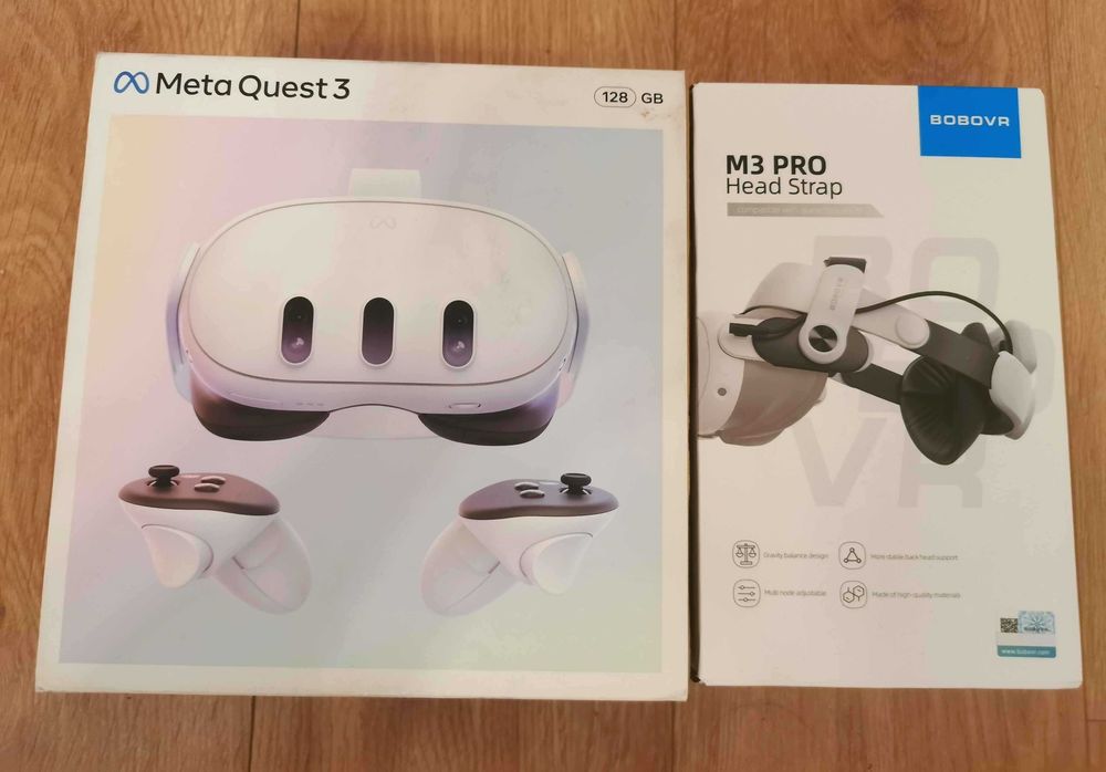 Meta Quest 3 128GB + BoboVR M3 Pro