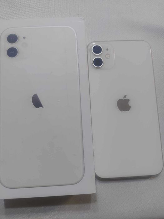 Smartfon Apple iPhone 11 64 GB 4G (LTE) biały 100% baterii nowy