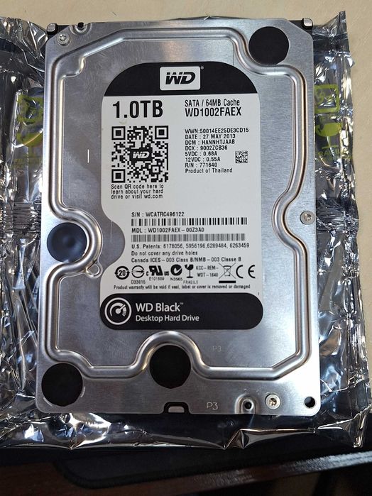 Жорсткий диск HDD WD 1 Tb 1 Тб sn-WCATRC496122
