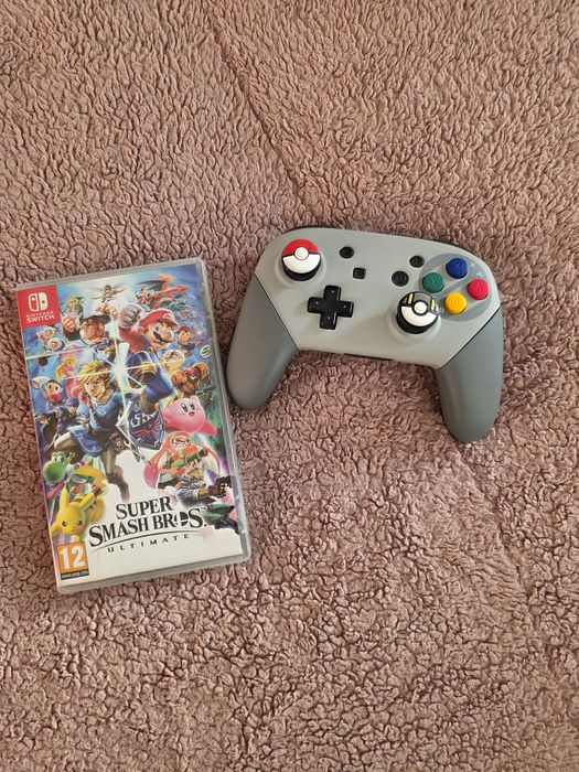 Comando Pro controle de nintendo switch mod, jogo smash bros