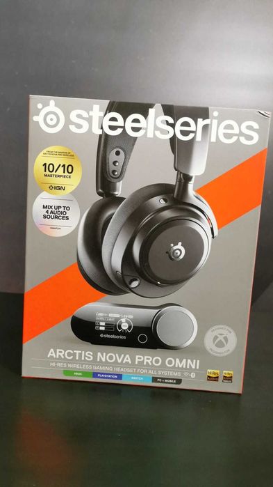 Steelseries Arctis Nova Pro Omni Headset - SEM USO + COMO NOVO + COM GARANTIA