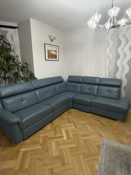 Wypoczynek skórzany modułowy Mughetto z firmy Vero