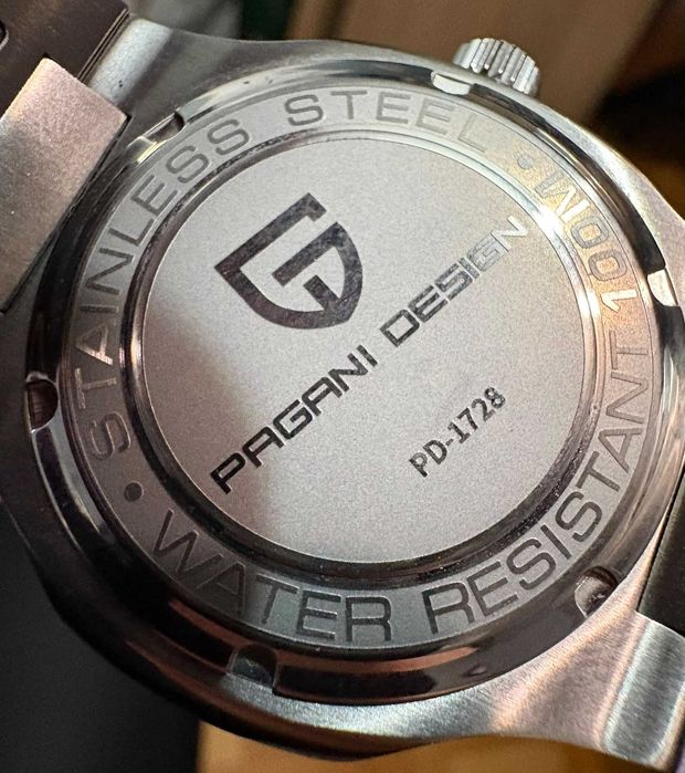 Zegarek Automatyczny Pagani Design PD 1728 wzorowany na Patek Philippe Nautilus blue