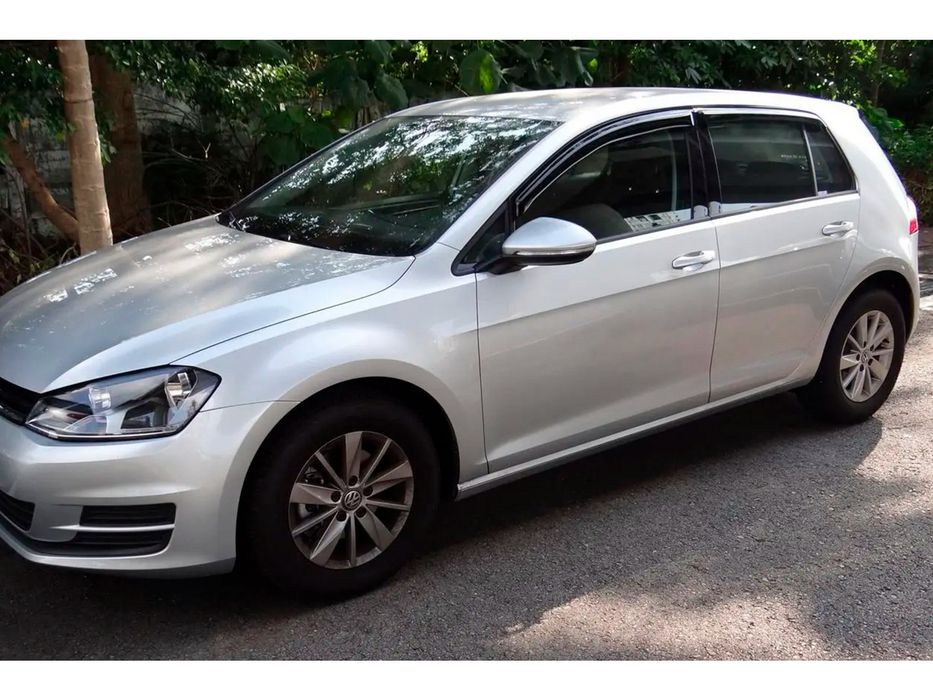 Ветровики для Volkswagen Golf 7/E-Golf Поликарбонат HIC (4 шт)