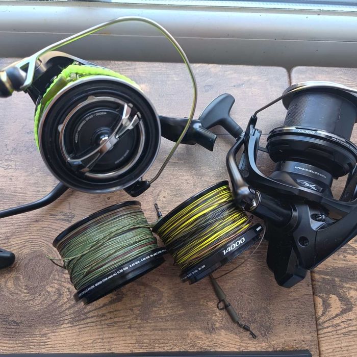 Kołowrotek karpiowa Shimano Ultegra 14000 XTD 2 sztuki + 2 szpule