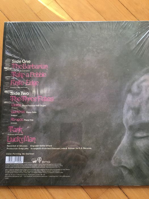 EMERSON LAKE AND PALMER s/t remaster NM jak nowa