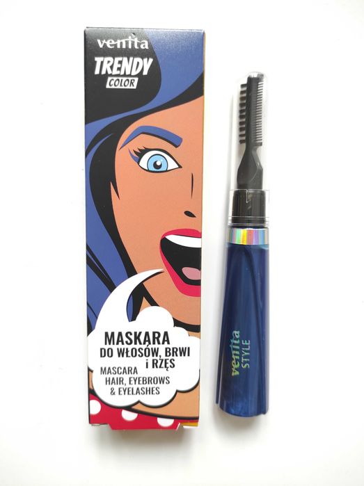 Maskara 3 w 1 do włosów, brwi i rzęs Venita Trendy Color